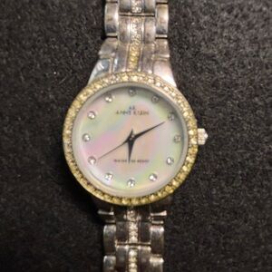 Anne Klein Two-Tone Women's Watch with Crystal Accents
